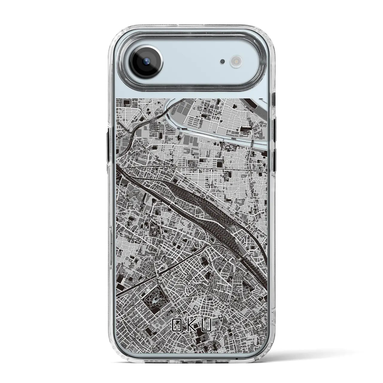 【尾久(東京都)】地図柄iPhoneケース(MagSafeタイプ)