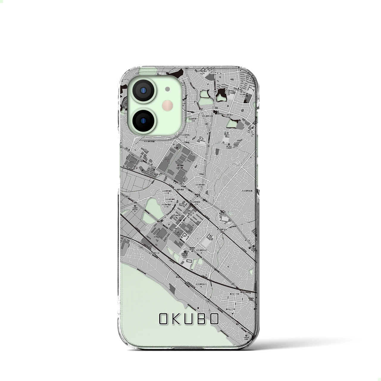 【大久保(兵庫県)】地図柄iPhoneケース(クリアタイプ)