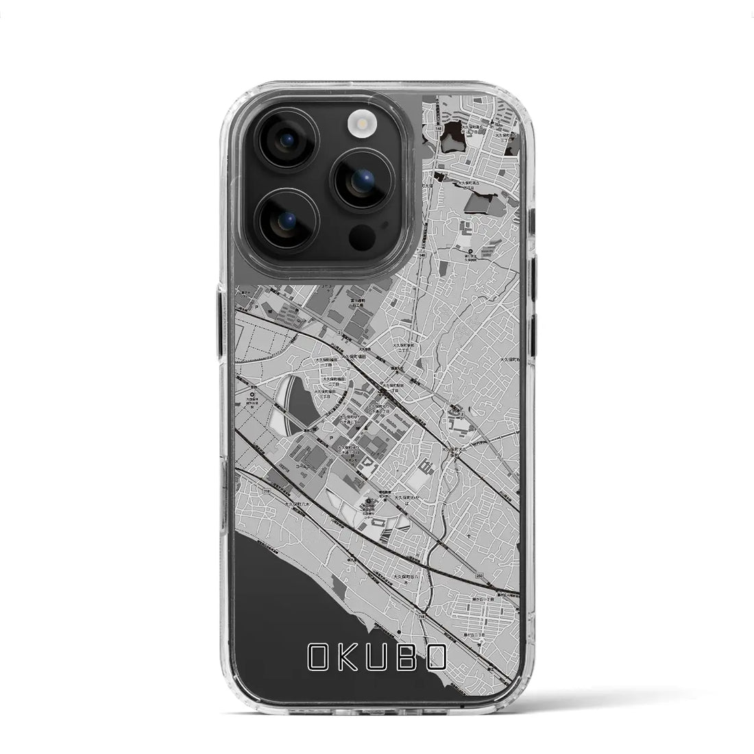 【大久保(兵庫県)】地図柄iPhoneケース(MagSafeタイプ)