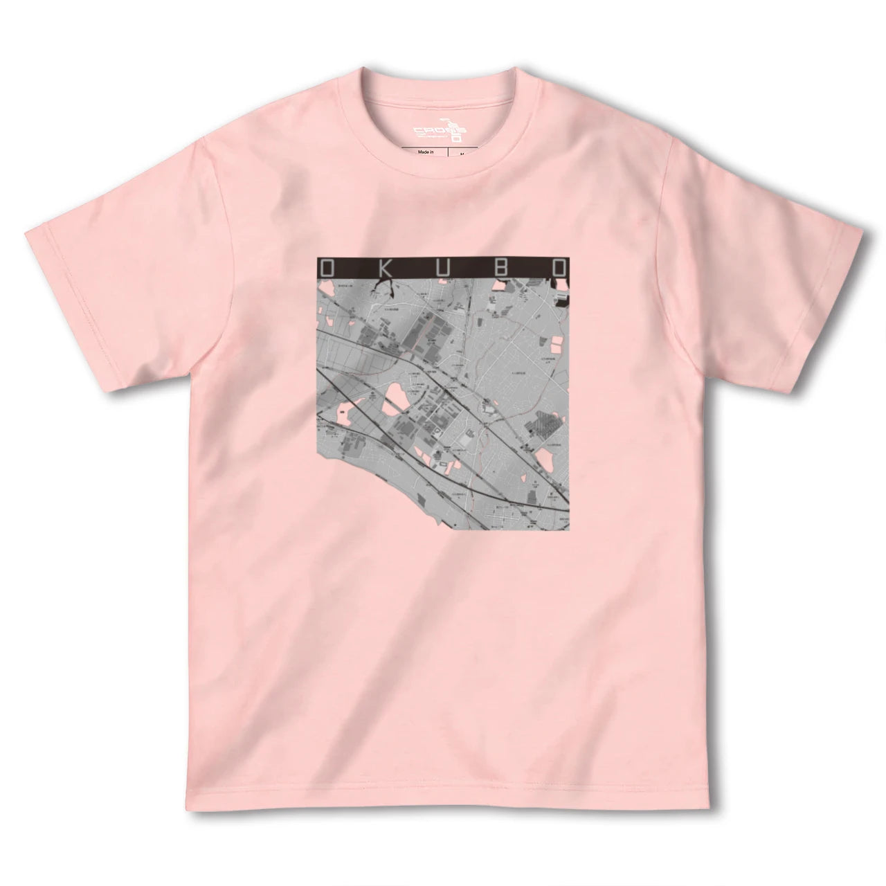 【大久保(兵庫県)(兵庫県)】地図柄ヘビーウェイトTシャツ