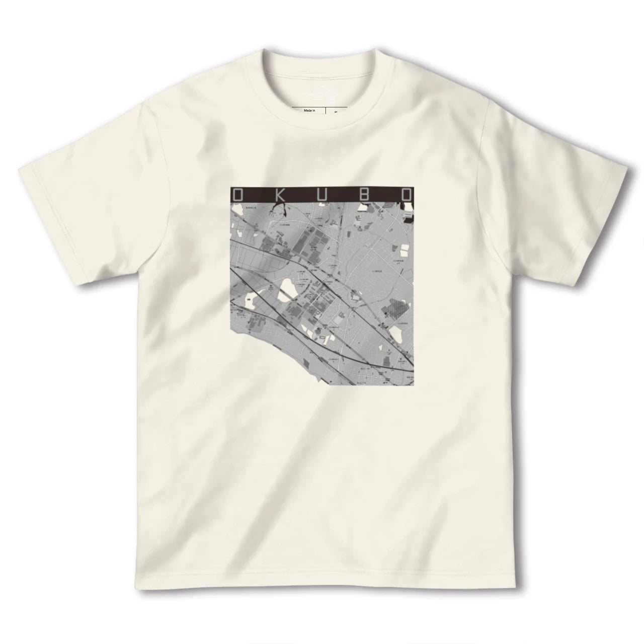 【大久保(兵庫県)(兵庫県)】地図柄ヘビーウェイトTシャツ