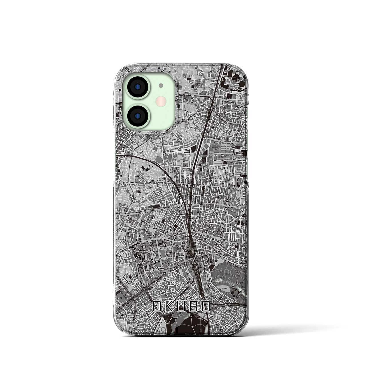 【大久保(東京都)】地図柄iPhoneケース(クリアタイプ)