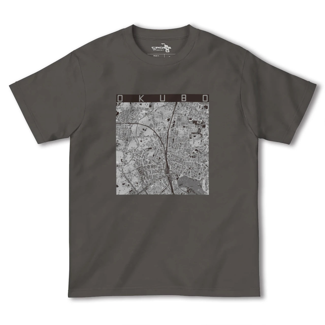 【大久保(東京都)】地図柄ヘビーウェイトTシャツ