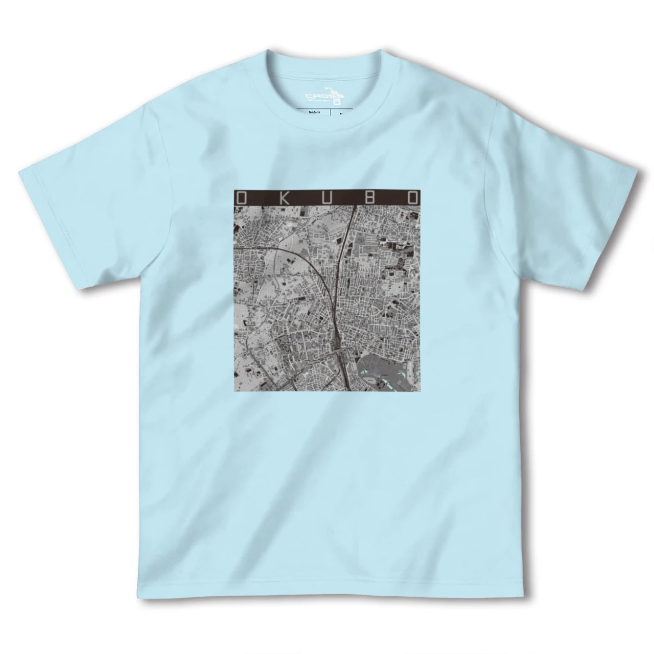 【大久保(東京都)】地図柄ヘビーウェイトTシャツ