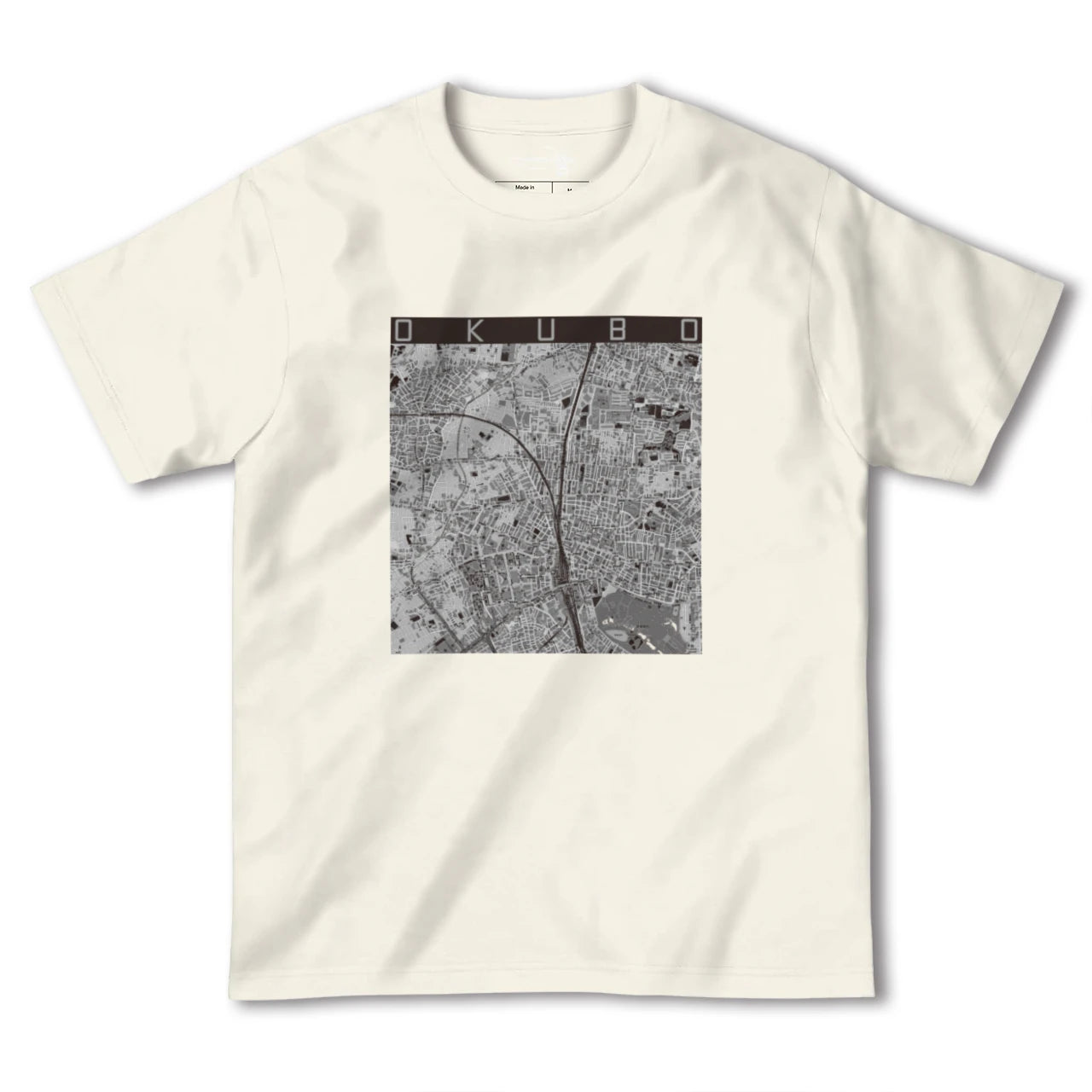 【大久保(東京都)】地図柄ヘビーウェイトTシャツ