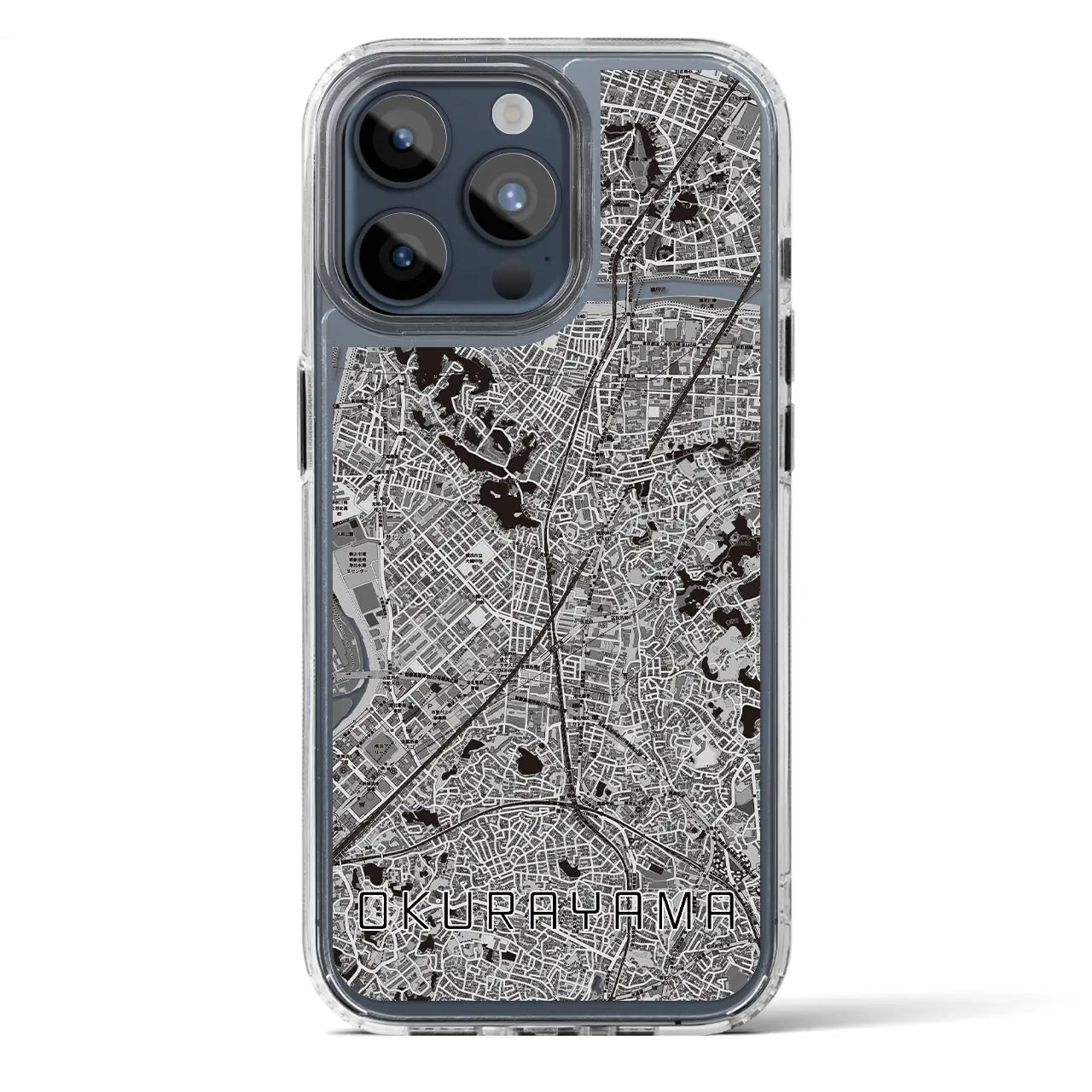 【大倉山(神奈川県)】地図柄iPhoneケース(MagSafeタイプ)