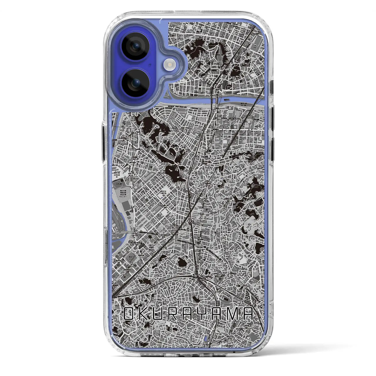 【大倉山(神奈川県)】地図柄iPhoneケース(MagSafeタイプ)