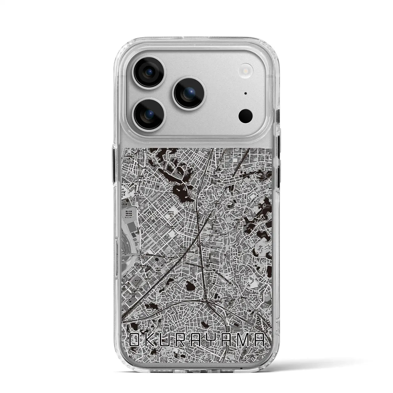 【大倉山(神奈川県)】地図柄iPhoneケース(MagSafeタイプ)