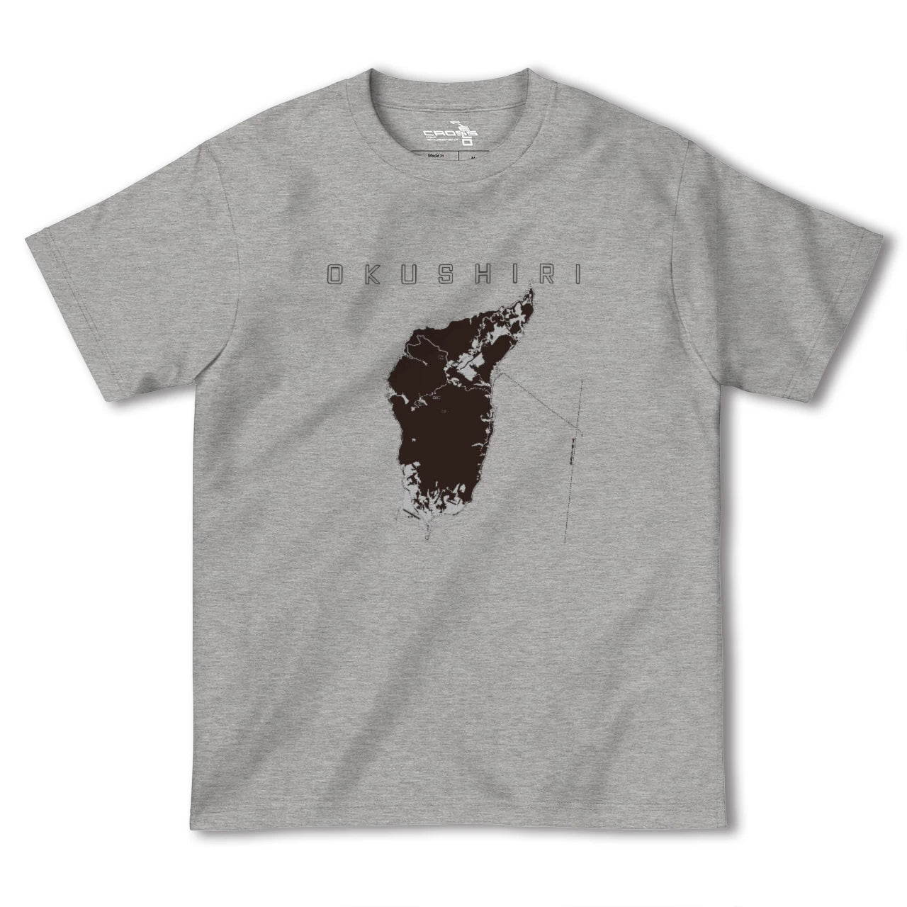 【奥尻(北海道)】地図柄ヘビーウェイトTシャツ