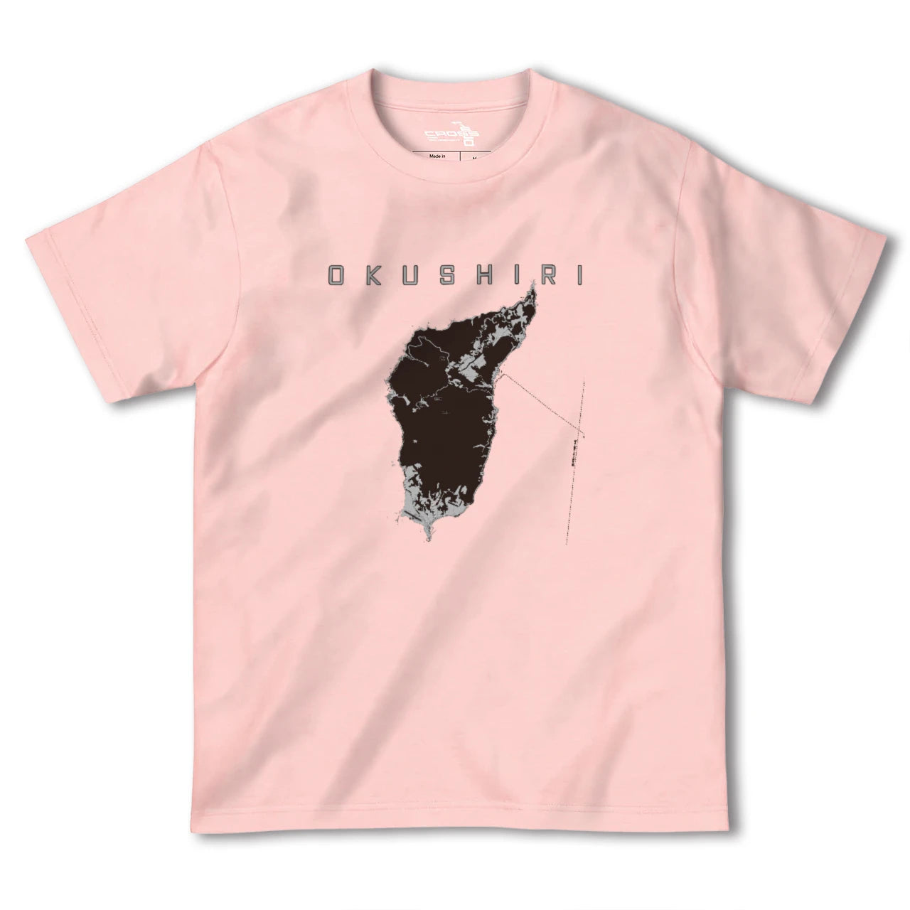 【奥尻(北海道)】地図柄ヘビーウェイトTシャツ