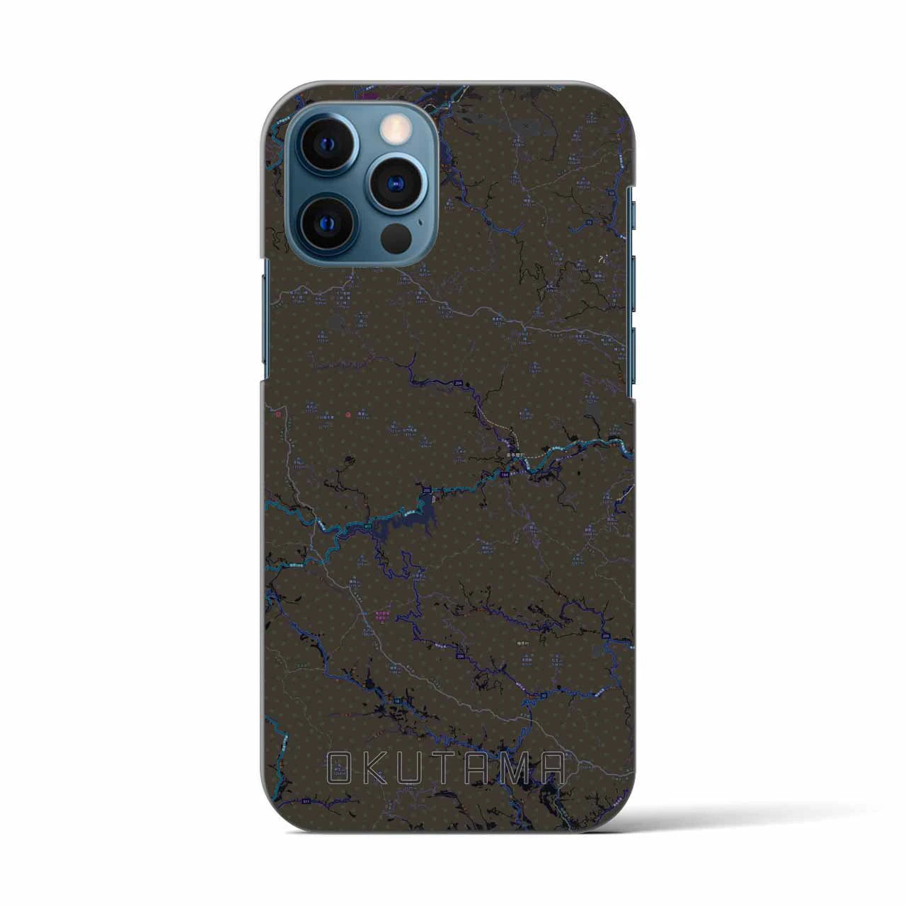 【奥多摩(東京都)】地図柄iPhoneケース(バックカバータイプ)
