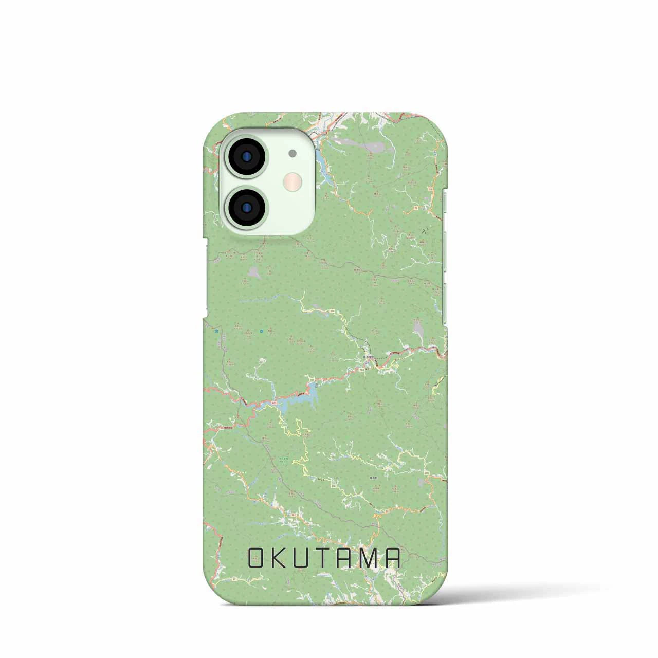 【奥多摩(東京都)】地図柄iPhoneケース(バックカバータイプ)