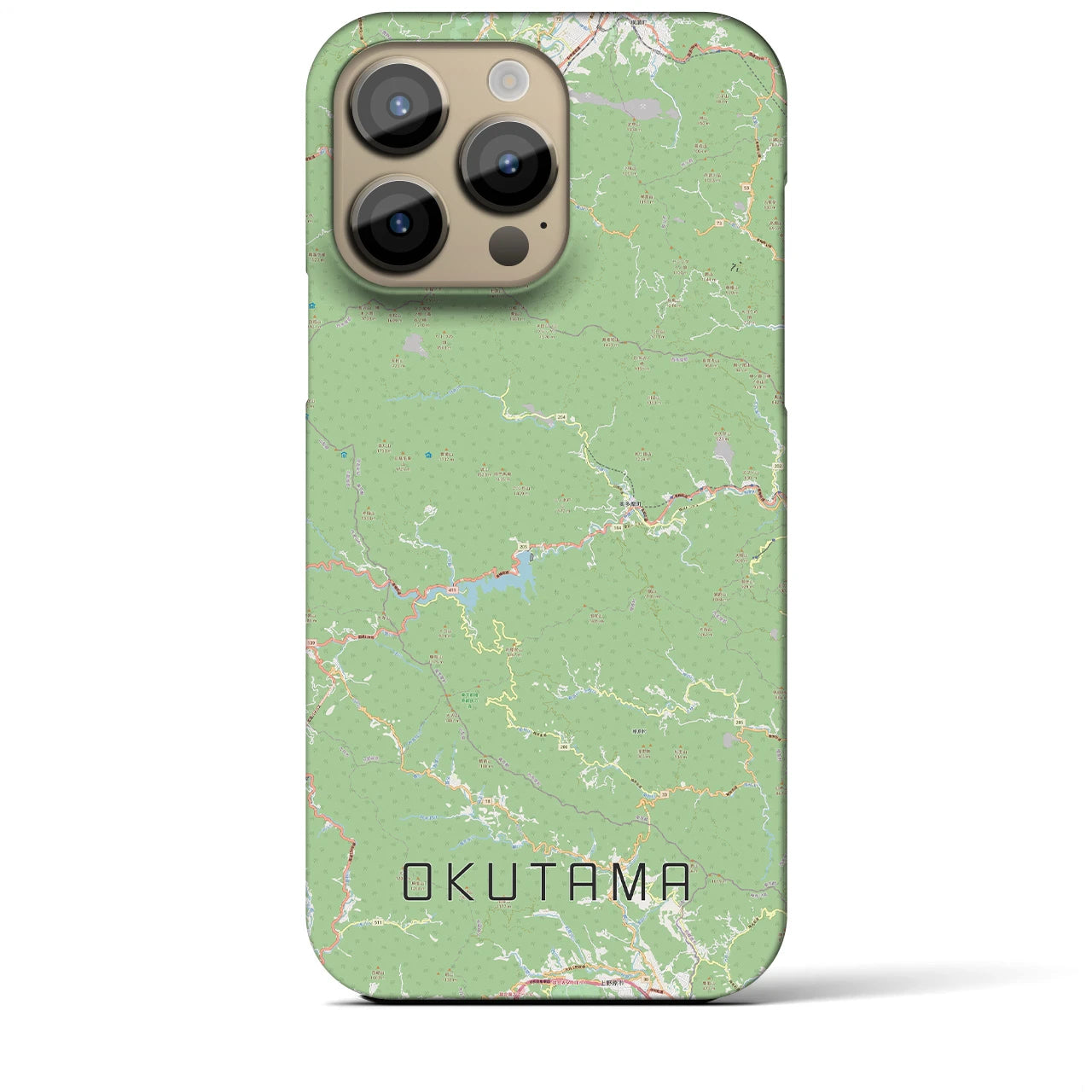 【奥多摩(東京都)】地図柄iPhoneケース(バックカバータイプ)