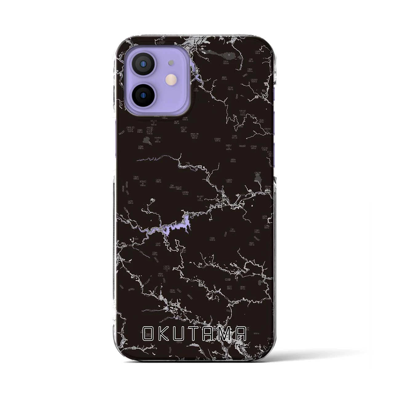 【奥多摩(東京都)】地図柄iPhoneケース(クリアタイプ)