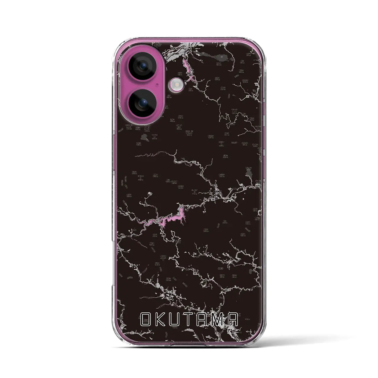 【奥多摩(東京都)】地図柄iPhoneケース(クリアタイプ)