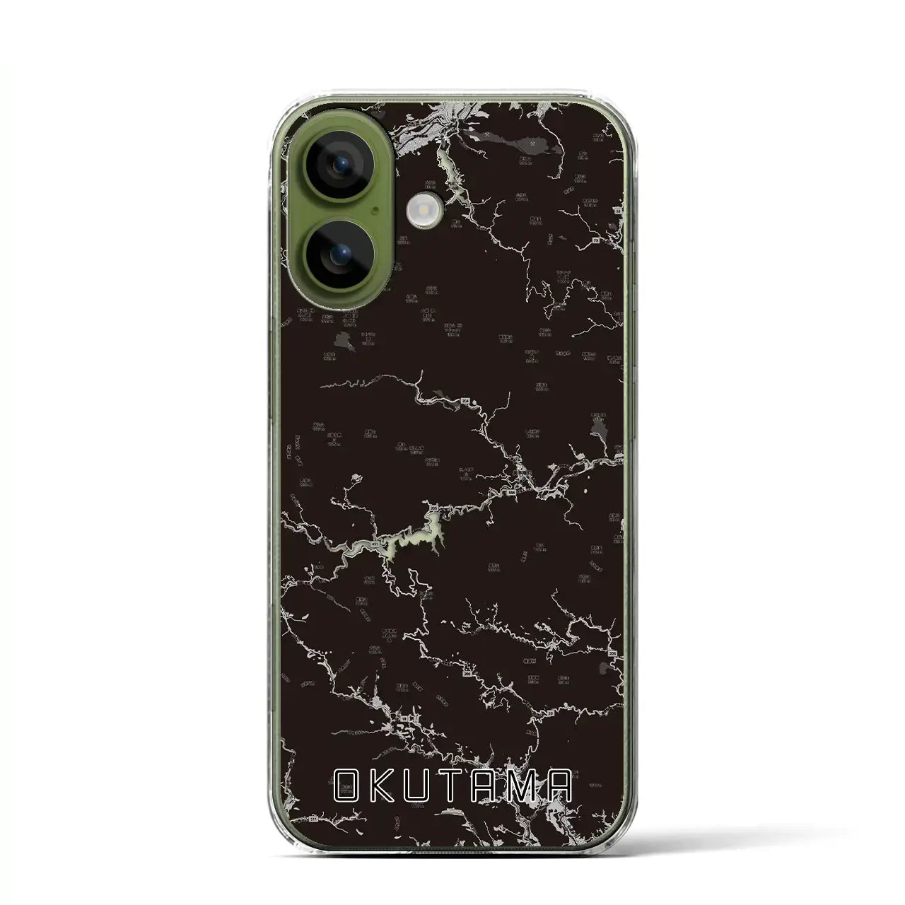 【奥多摩(東京都)】地図柄iPhoneケース(クリアタイプ)