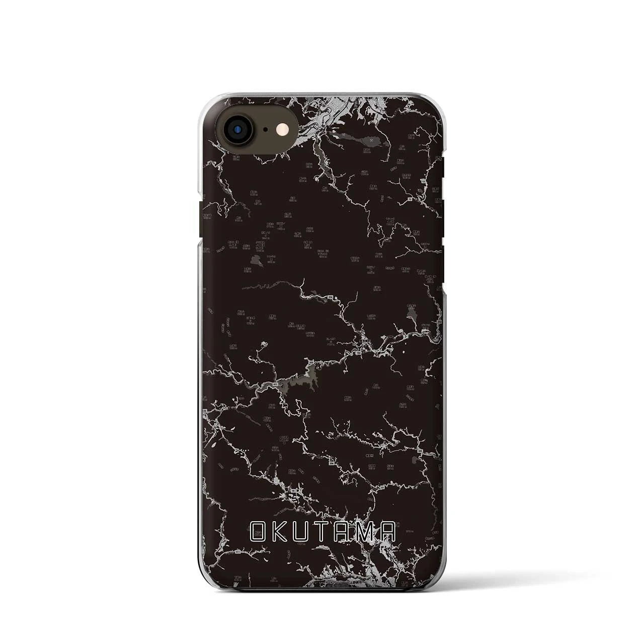 【奥多摩(東京都)】地図柄iPhoneケース(クリアタイプ)