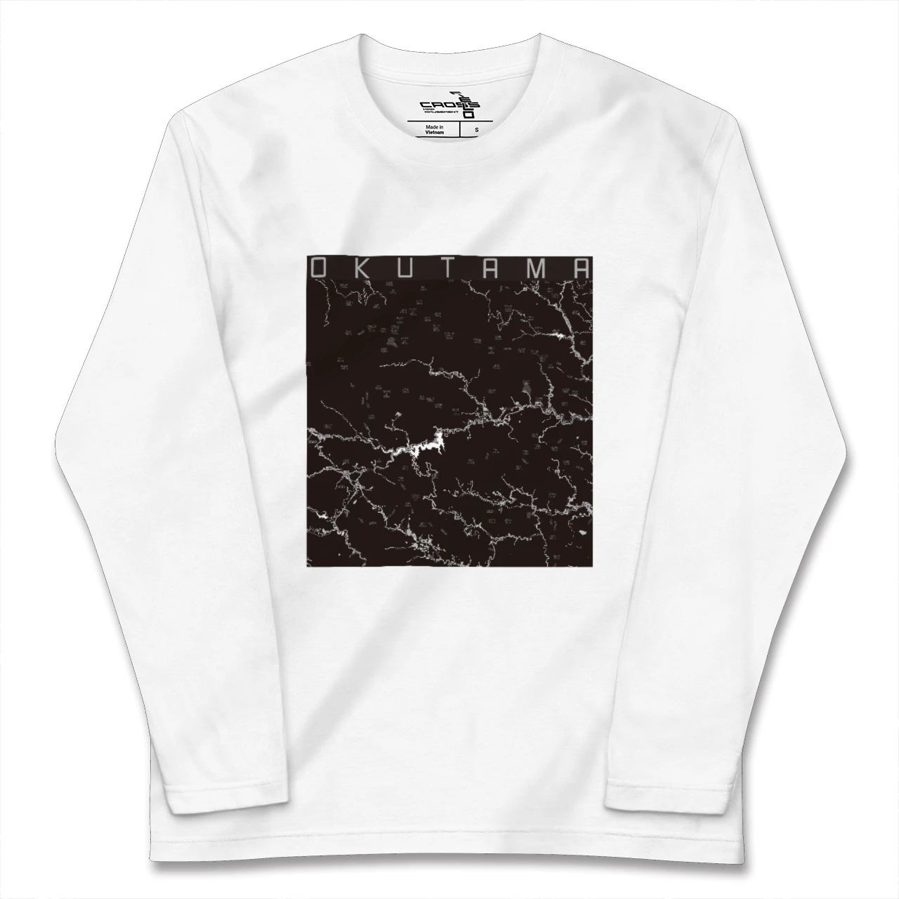 【奥多摩(東京都)】地図柄ロングスリーブTシャツ