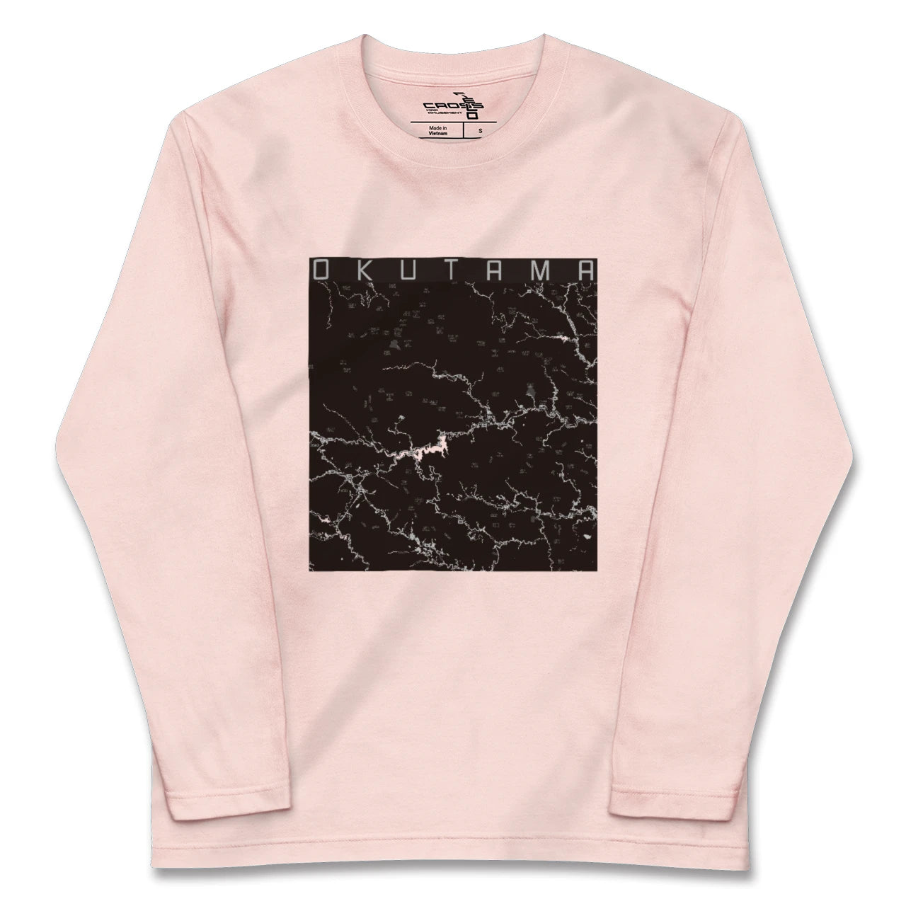 【奥多摩(東京都)】地図柄ロングスリーブTシャツ