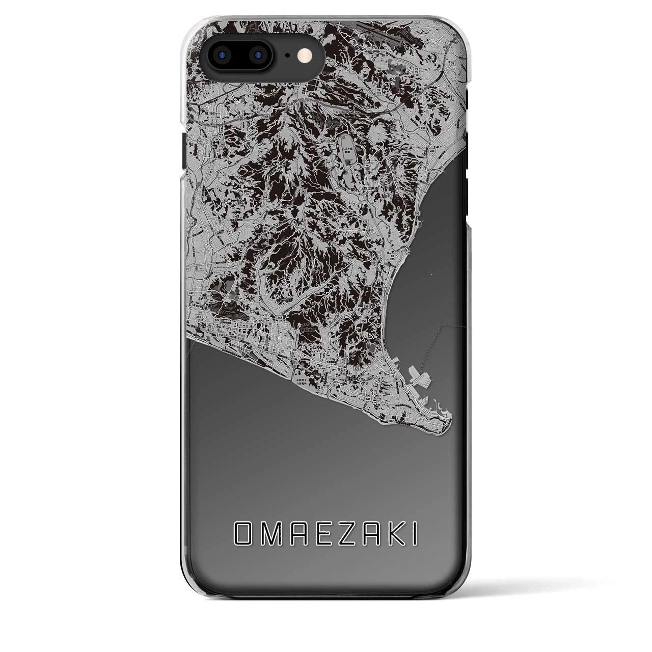 【御前崎(静岡県)】地図柄iPhoneケース(クリアタイプ)