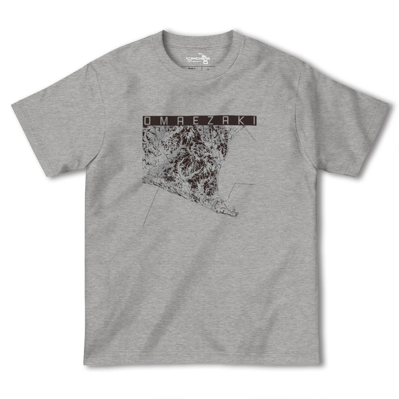 【御前崎(静岡県)】地図柄ヘビーウェイトTシャツ