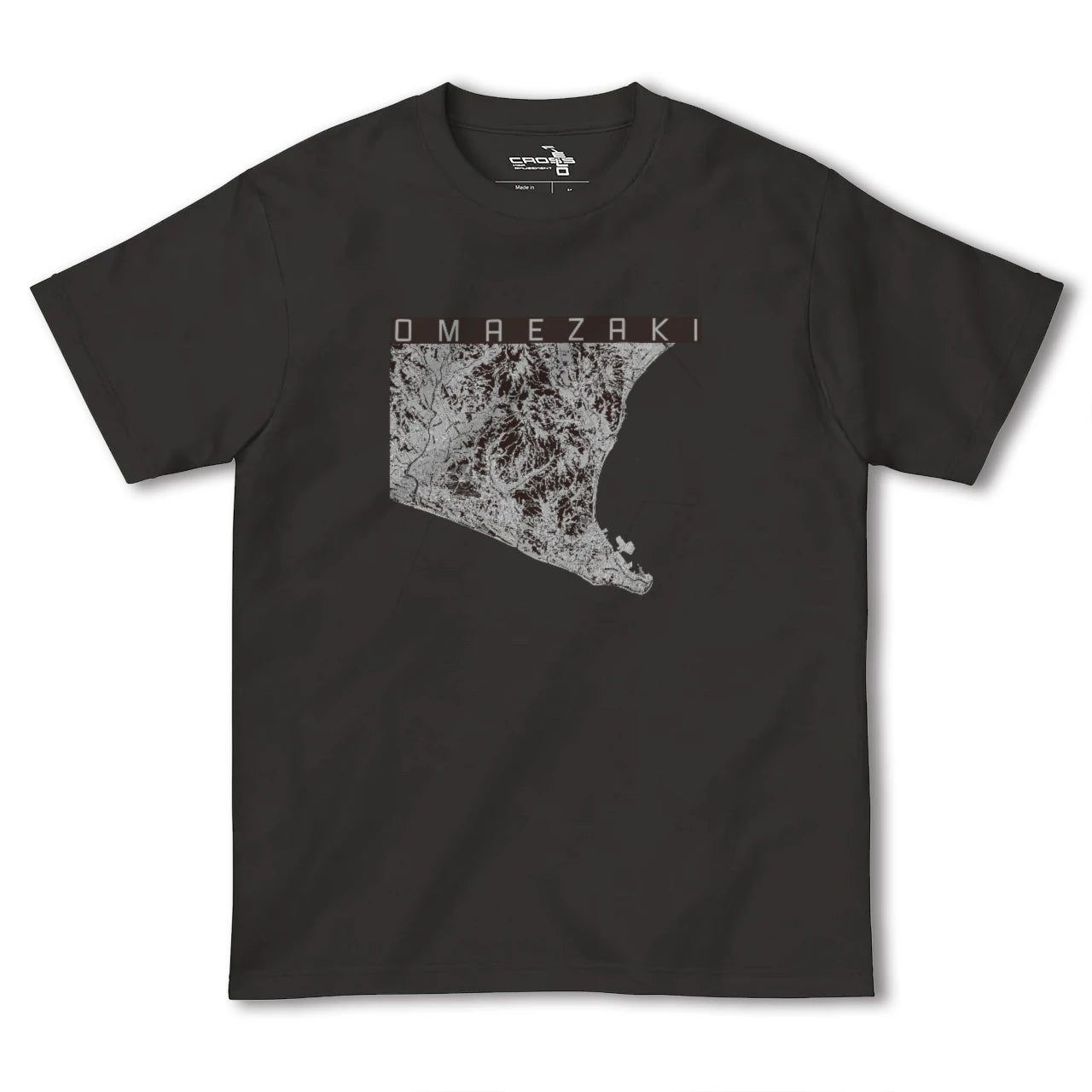 【御前崎(静岡県)】地図柄ヘビーウェイトTシャツ