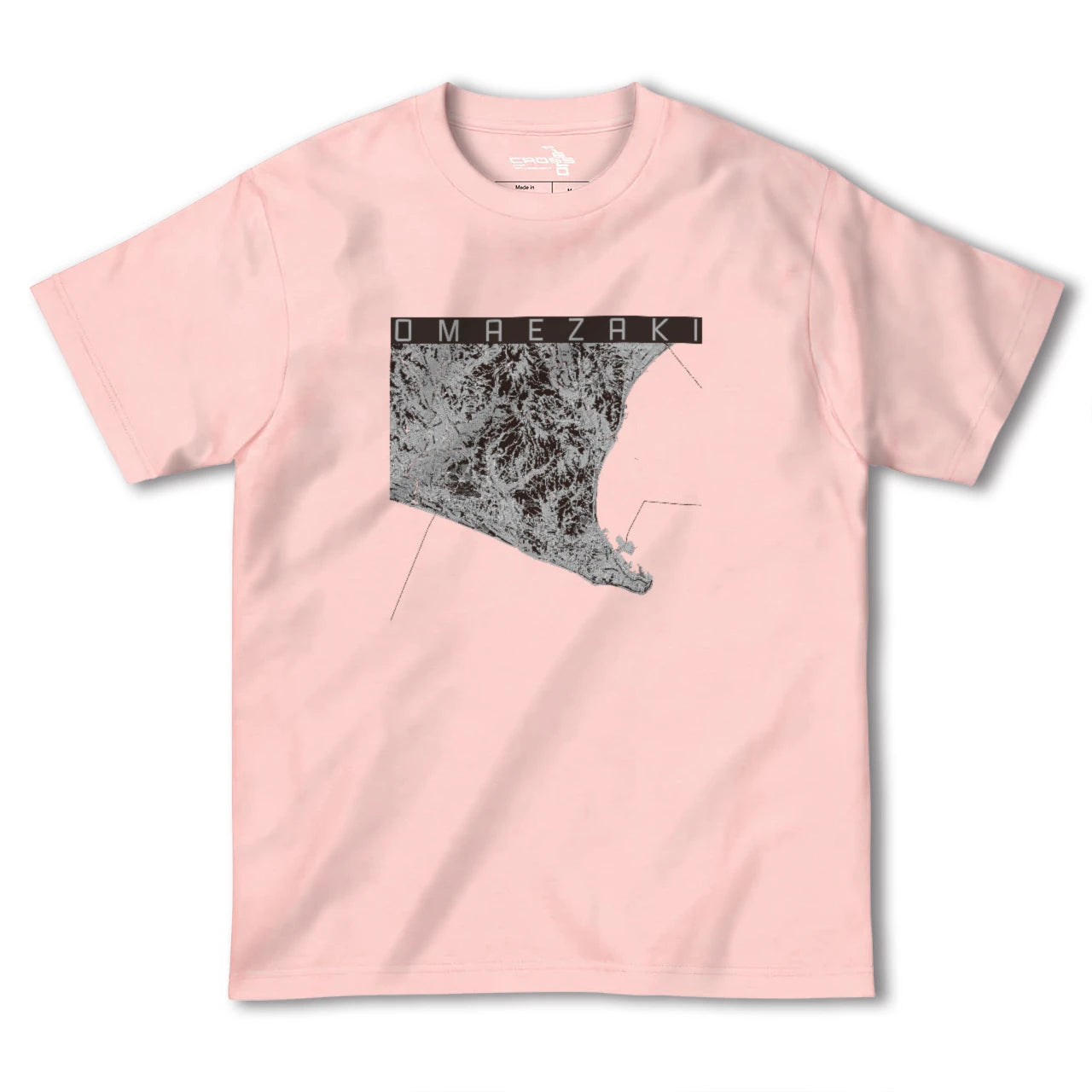 【御前崎(静岡県)】地図柄ヘビーウェイトTシャツ