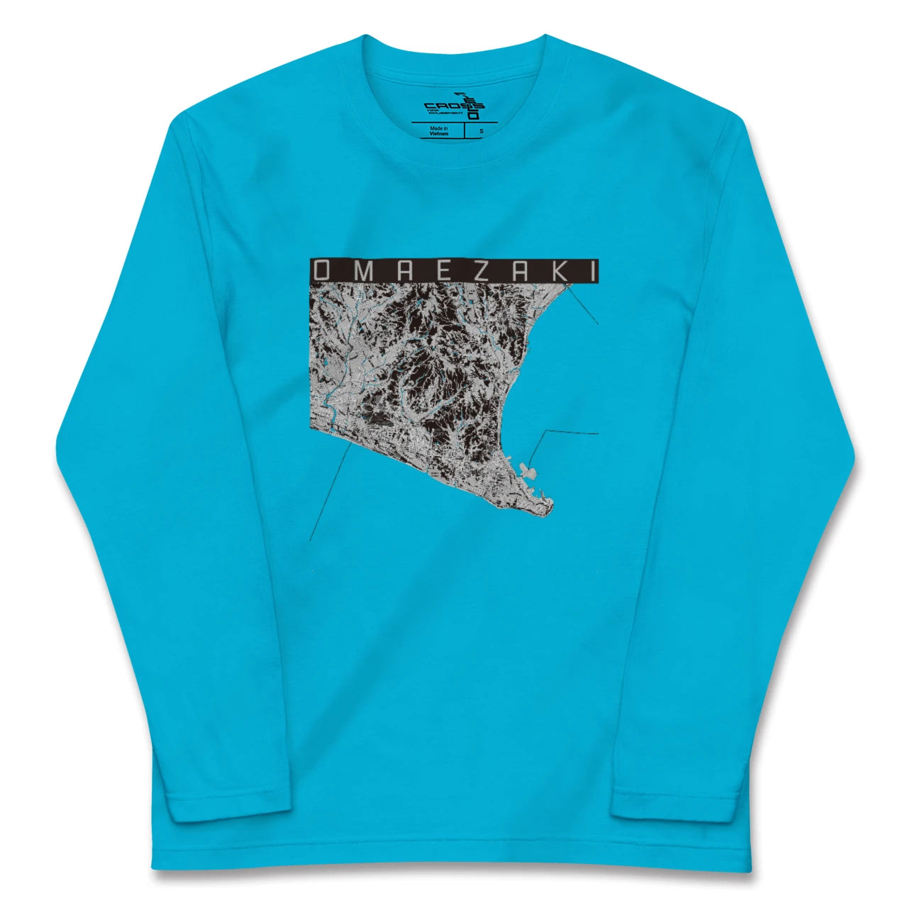 【御前崎(静岡県)】地図柄ロングスリーブTシャツ