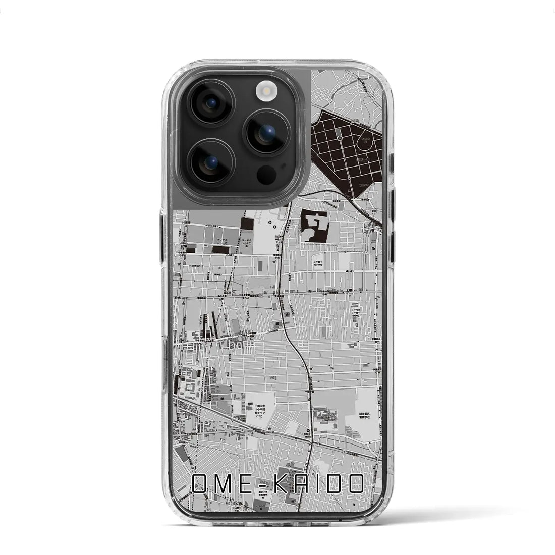 【青梅街道(東京都)】地図柄iPhoneケース(MagSafeタイプ)