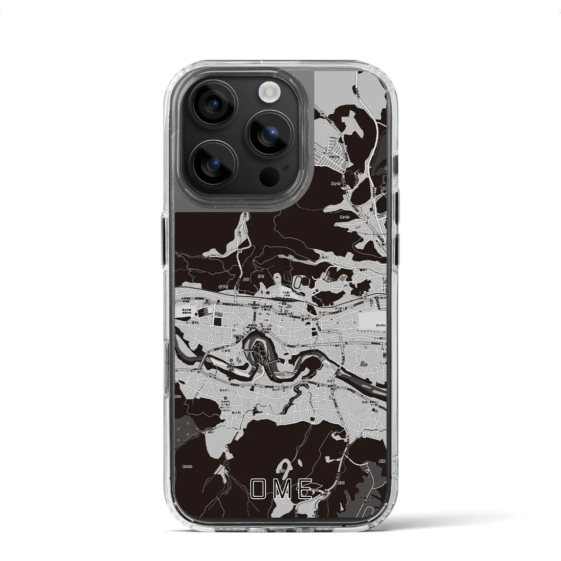 【青梅(東京都)】地図柄iPhoneケース(MagSafeタイプ)