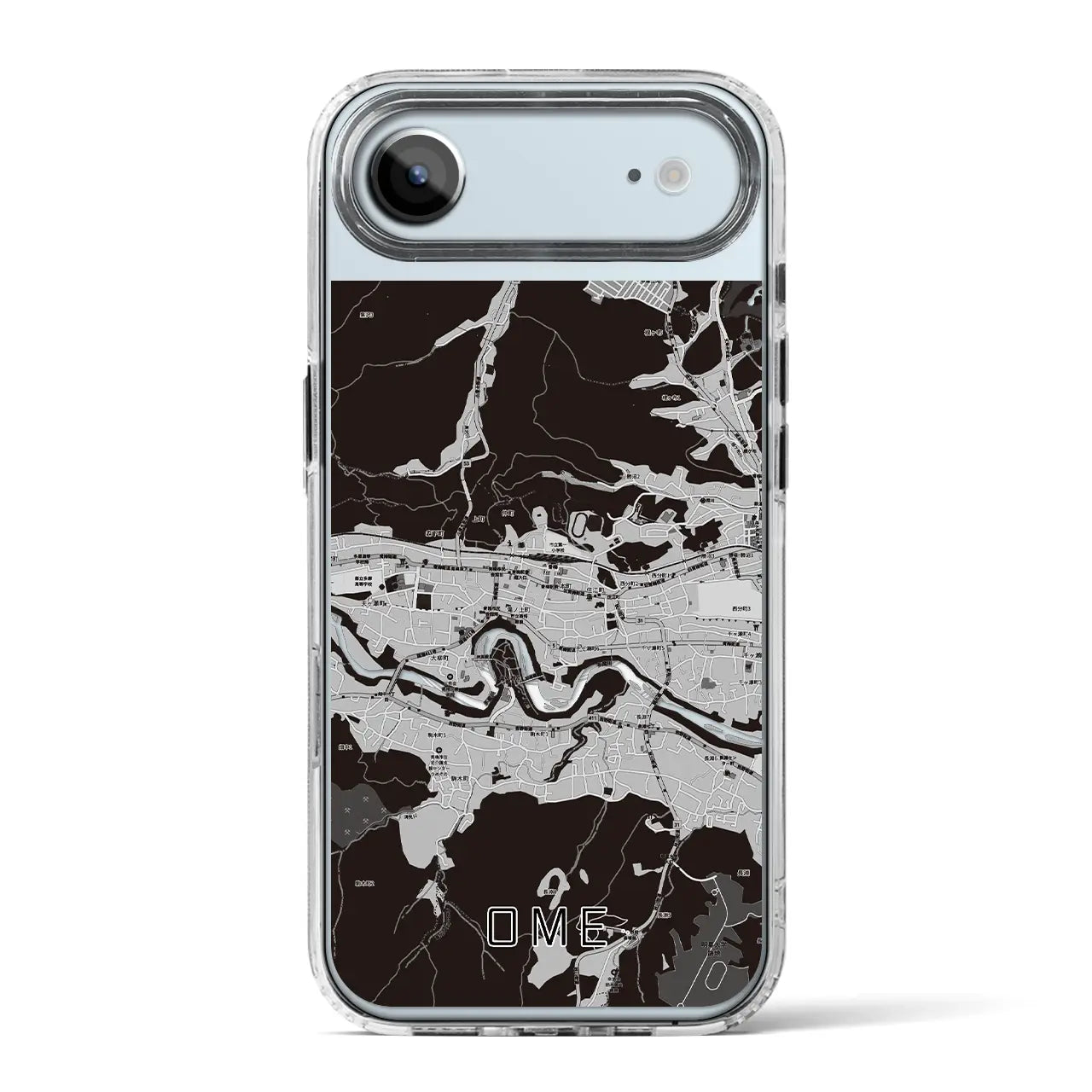 【青梅(東京都)】地図柄iPhoneケース(MagSafeタイプ)