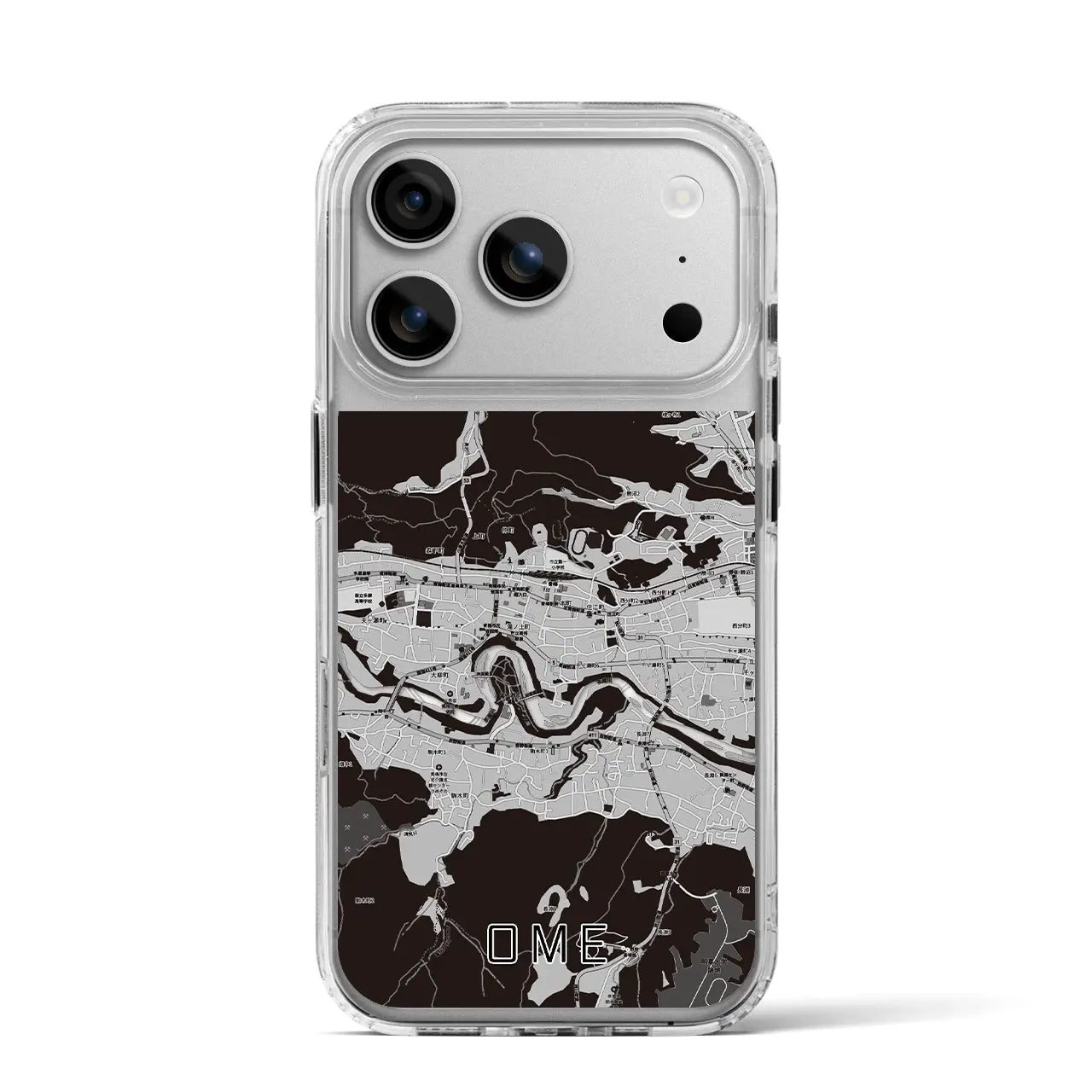 【青梅(東京都)】地図柄iPhoneケース(MagSafeタイプ)