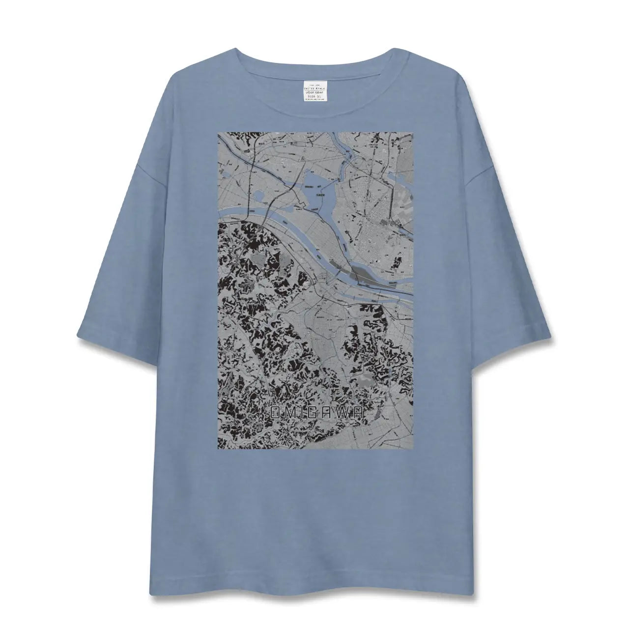 【小見川(千葉県)】地図柄ビッグシルエットTシャツ