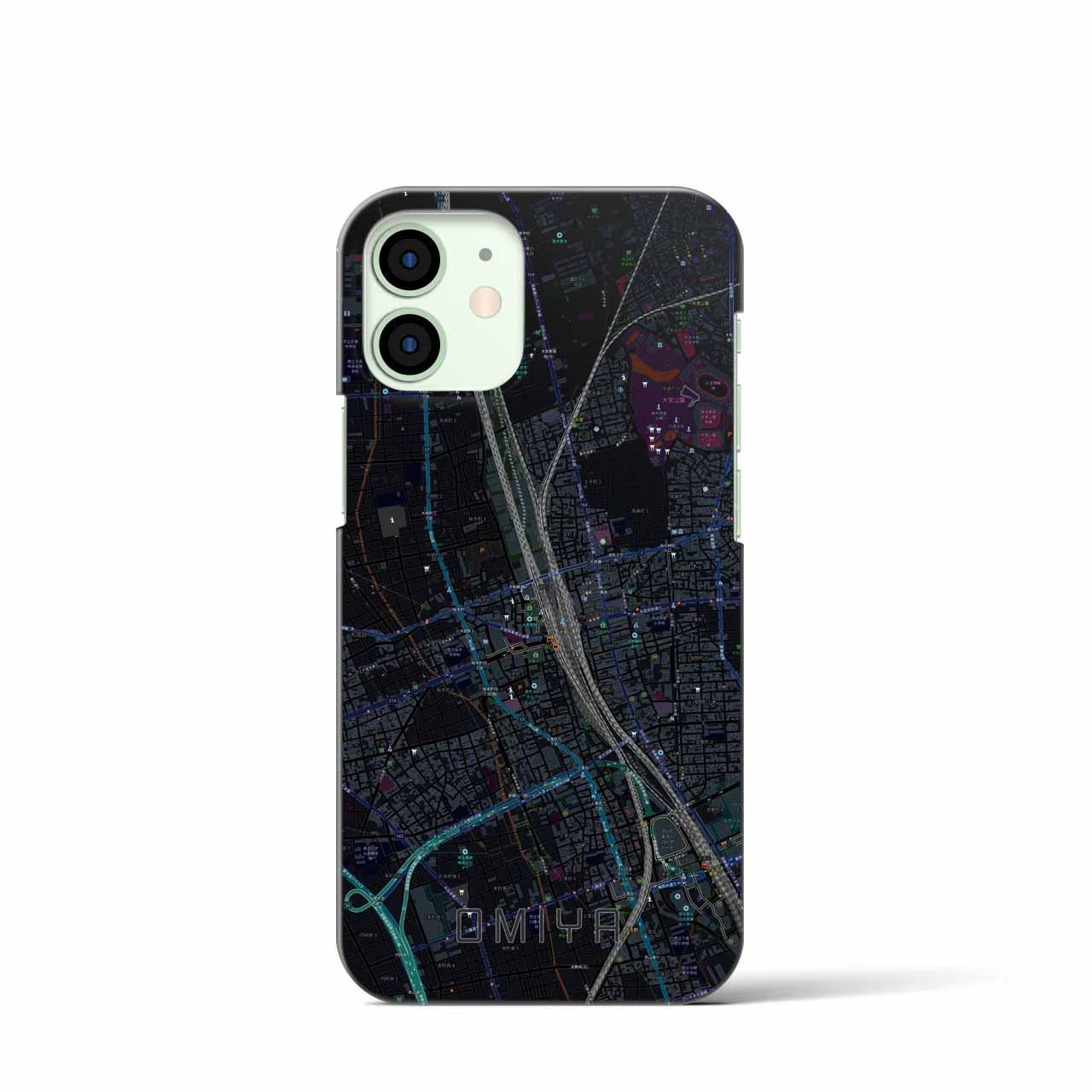 【大宮(埼玉県)】地図柄iPhoneケース(バックカバータイプ)