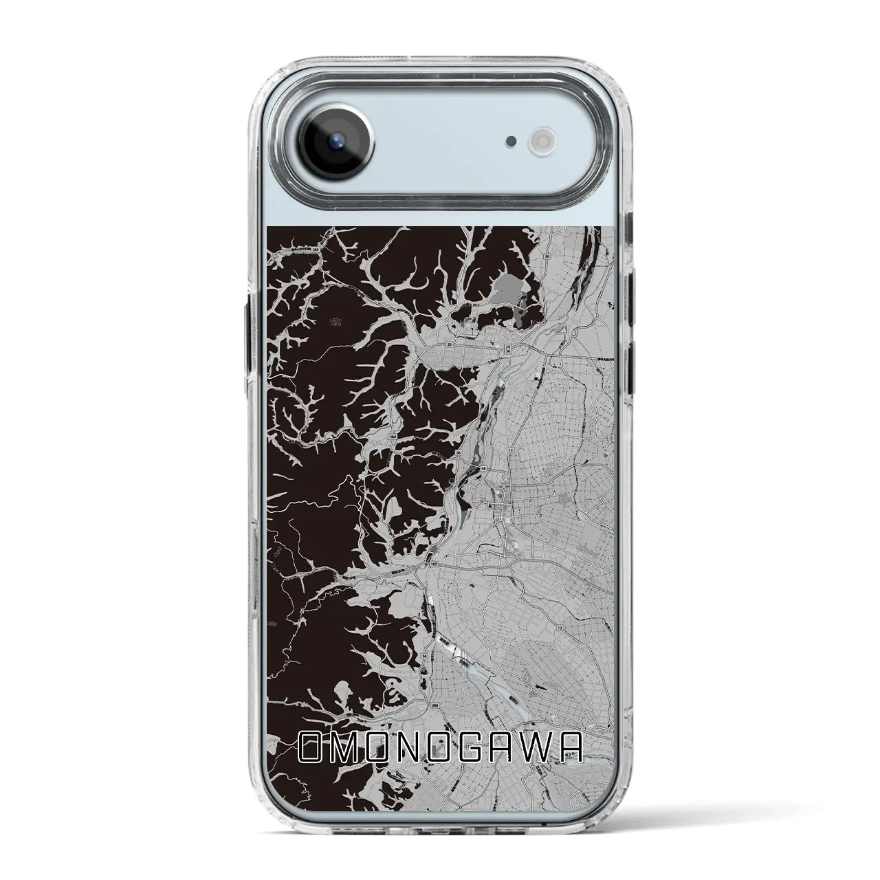 【雄物川(秋田県)】地図柄iPhoneケース(MagSafeタイプ)