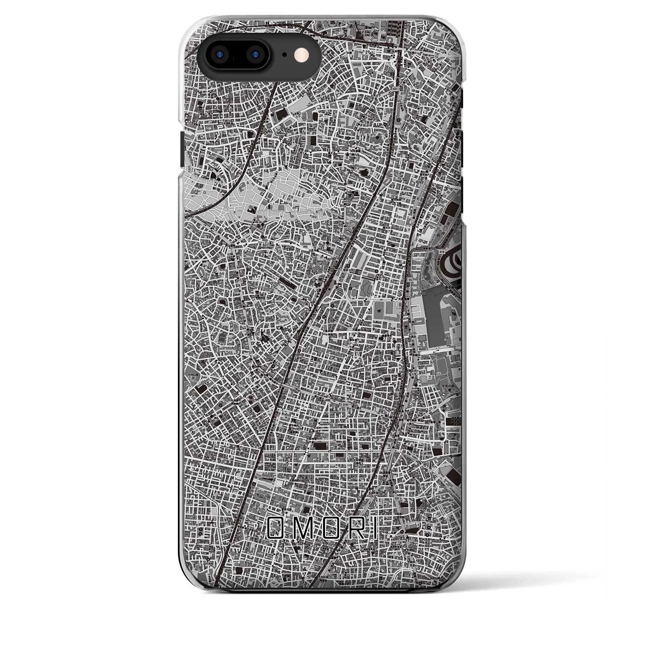 【大森(東京都)】地図柄iPhoneケース(クリアタイプ)