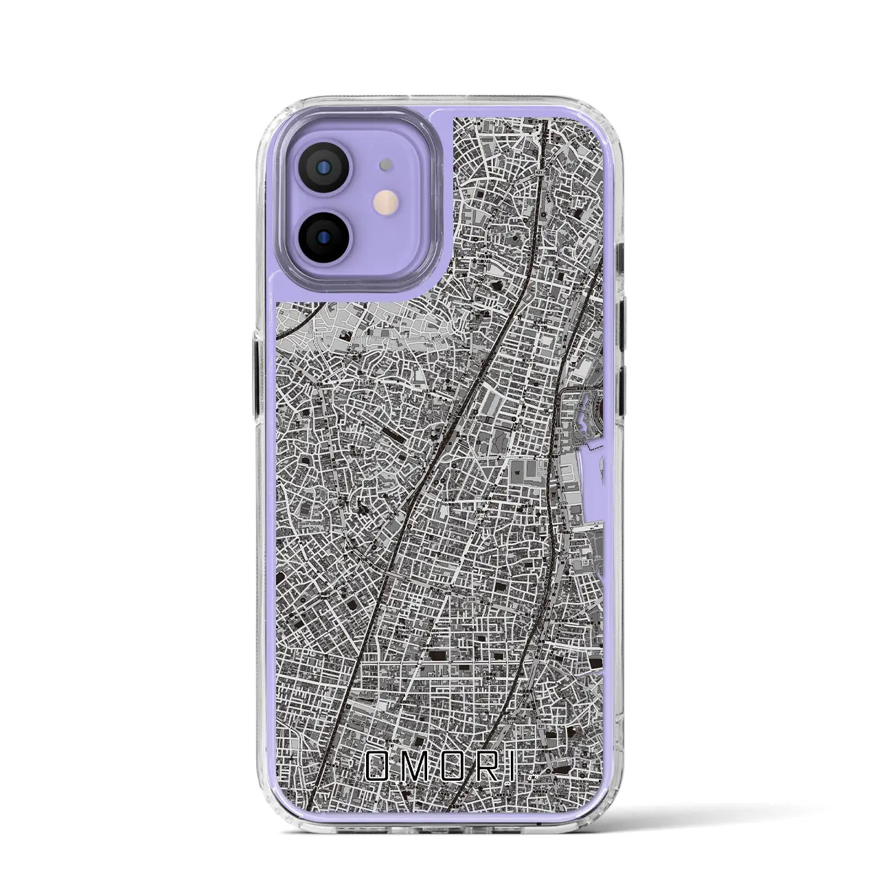 【大森(東京都)】地図柄iPhoneケース(MagSafeタイプ)