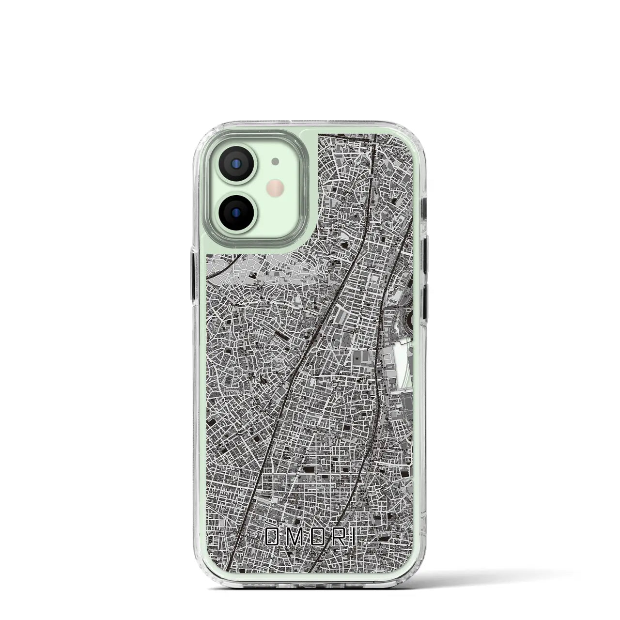 【大森(東京都)】地図柄iPhoneケース(MagSafeタイプ)