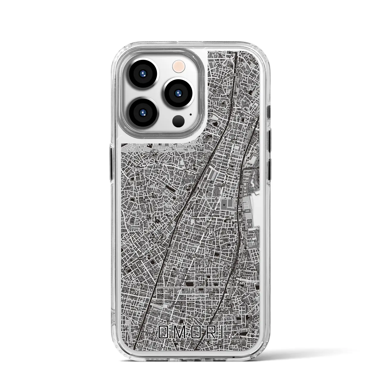 【大森(東京都)】地図柄iPhoneケース(MagSafeタイプ)