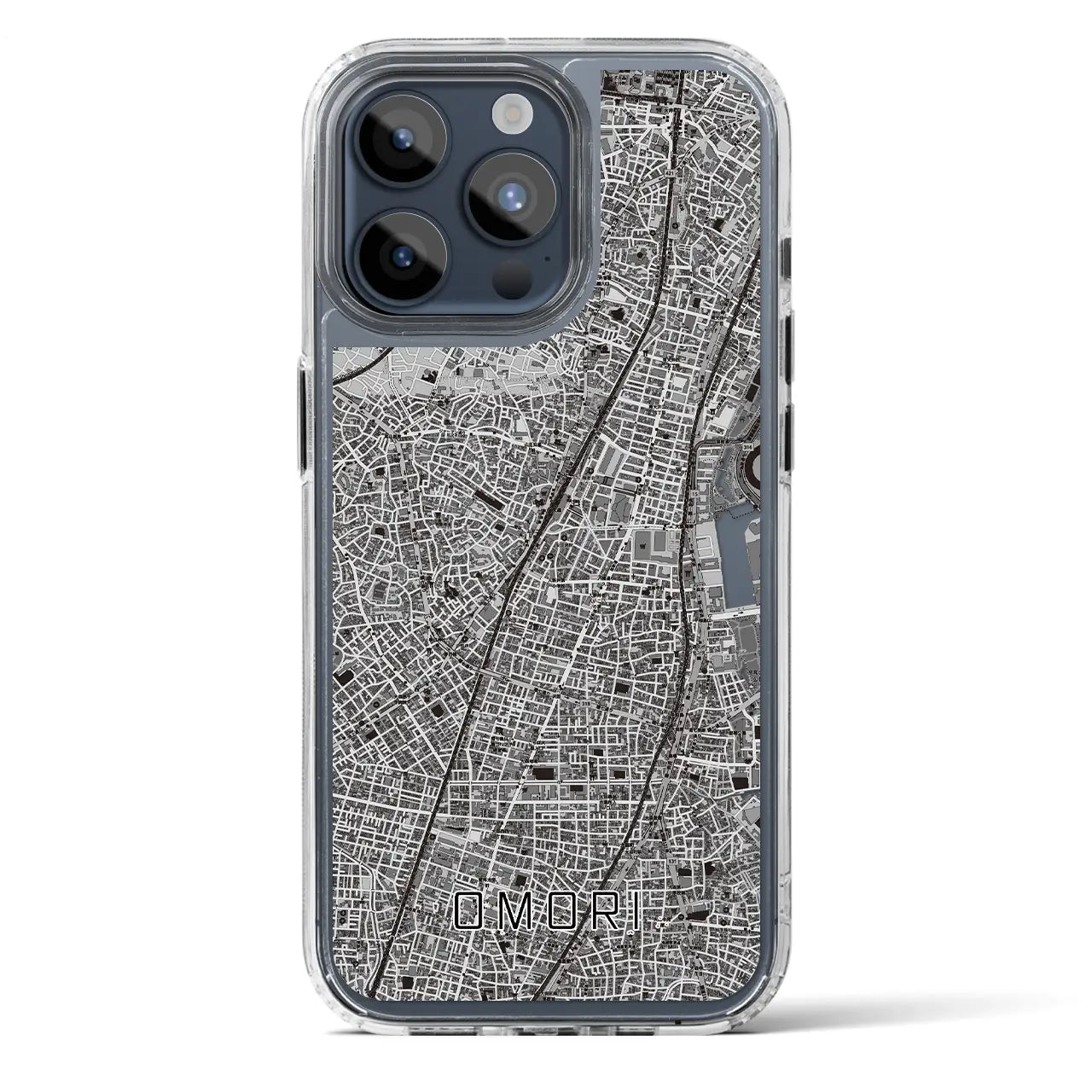 【大森(東京都)】地図柄iPhoneケース(MagSafeタイプ)