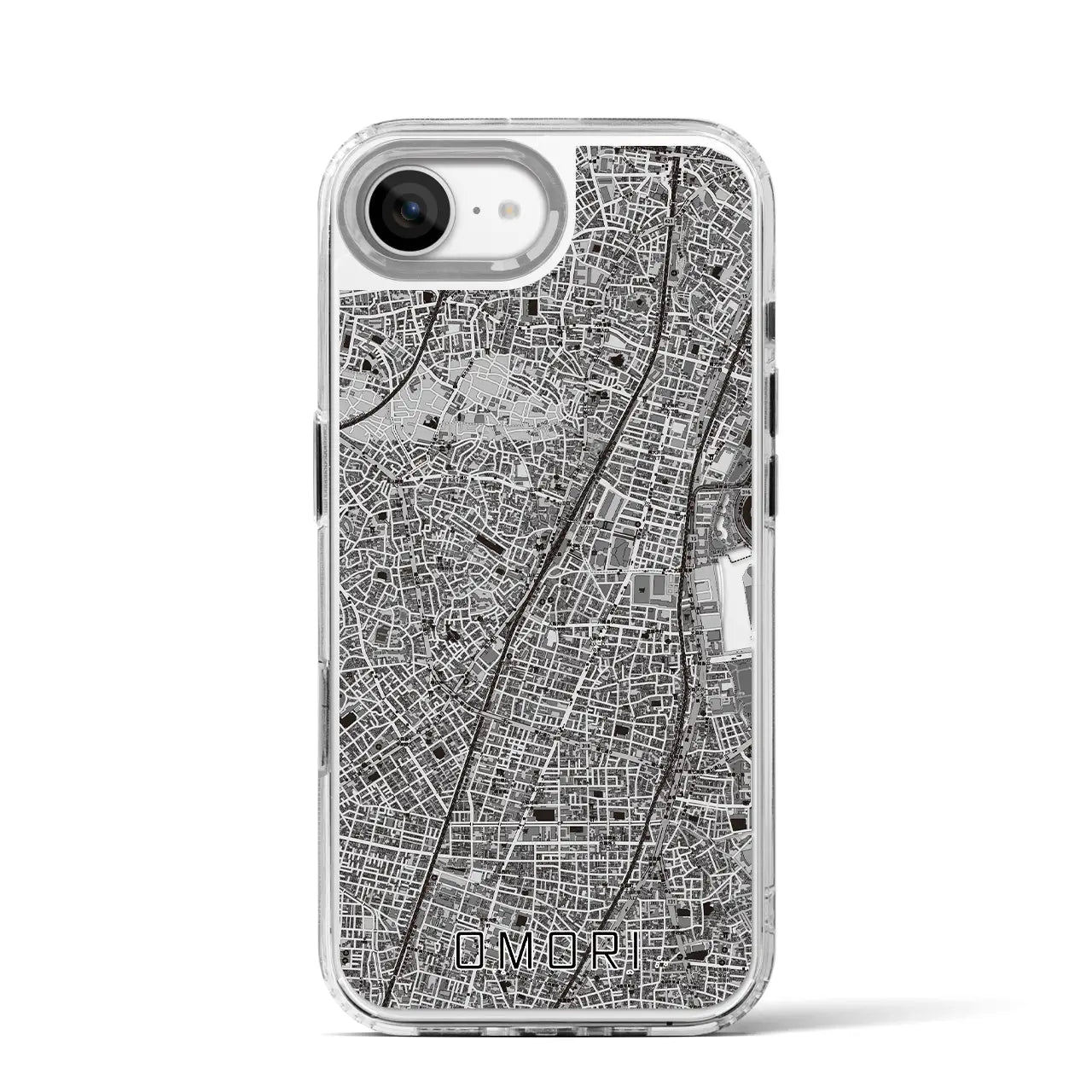 【大森(東京都)】地図柄iPhoneケース(MagSafeタイプ)