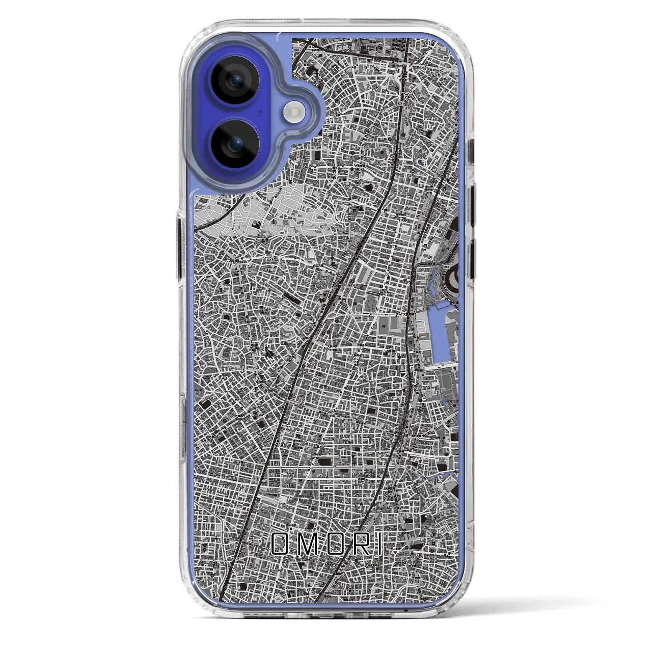 【大森(東京都)】地図柄iPhoneケース(MagSafeタイプ)