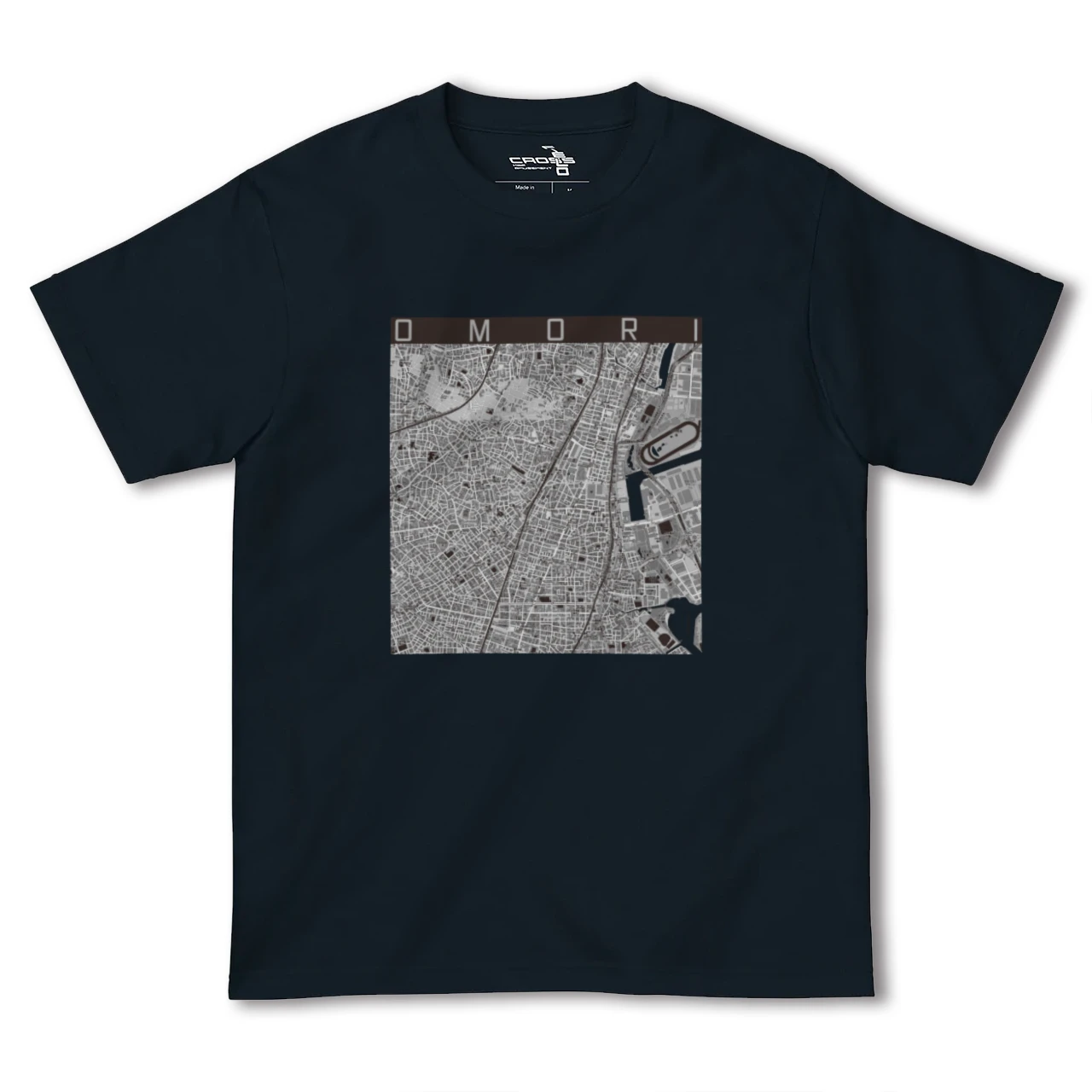 【大森(東京都)】地図柄ヘビーウェイトTシャツ