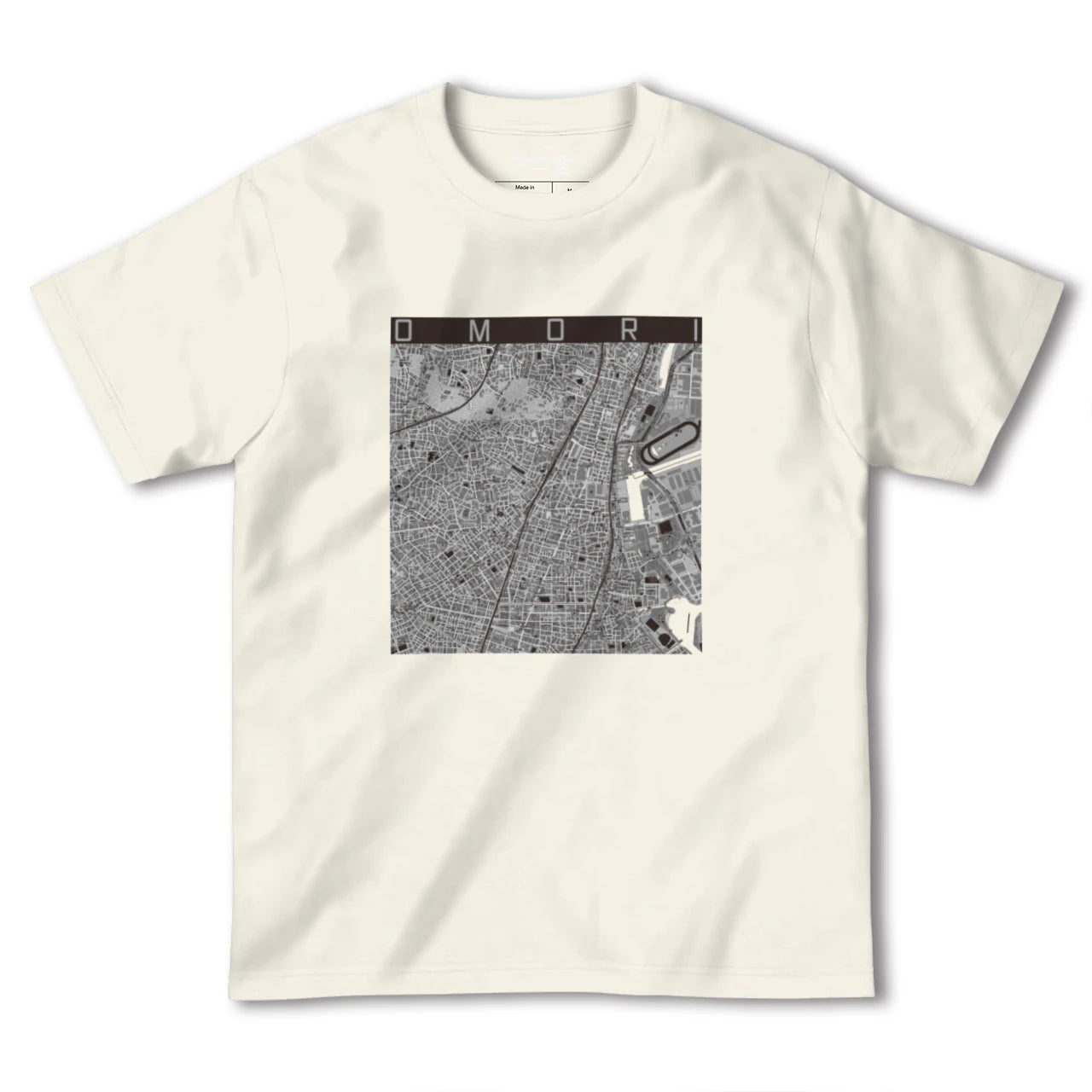 【大森(東京都)】地図柄ヘビーウェイトTシャツ