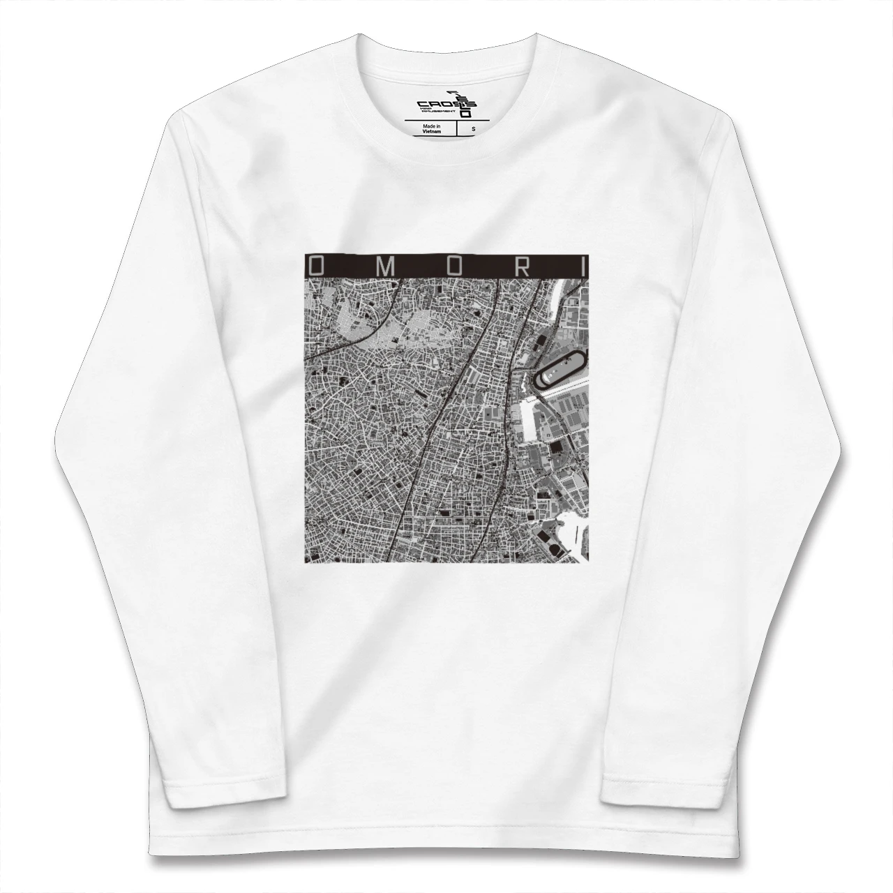 【大森(東京都)】地図柄ロングスリーブTシャツ
