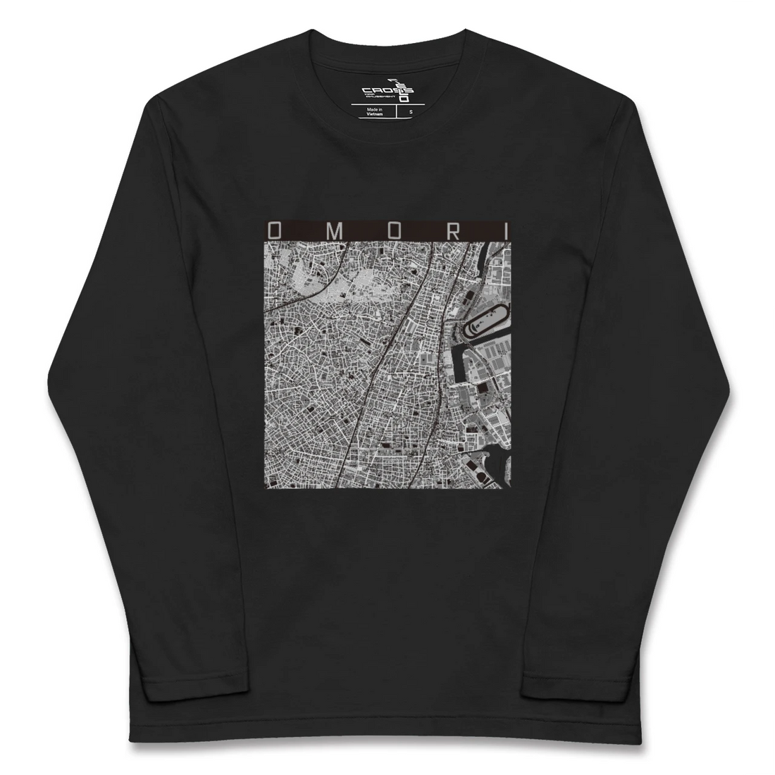 【大森(東京都)】地図柄ロングスリーブTシャツ