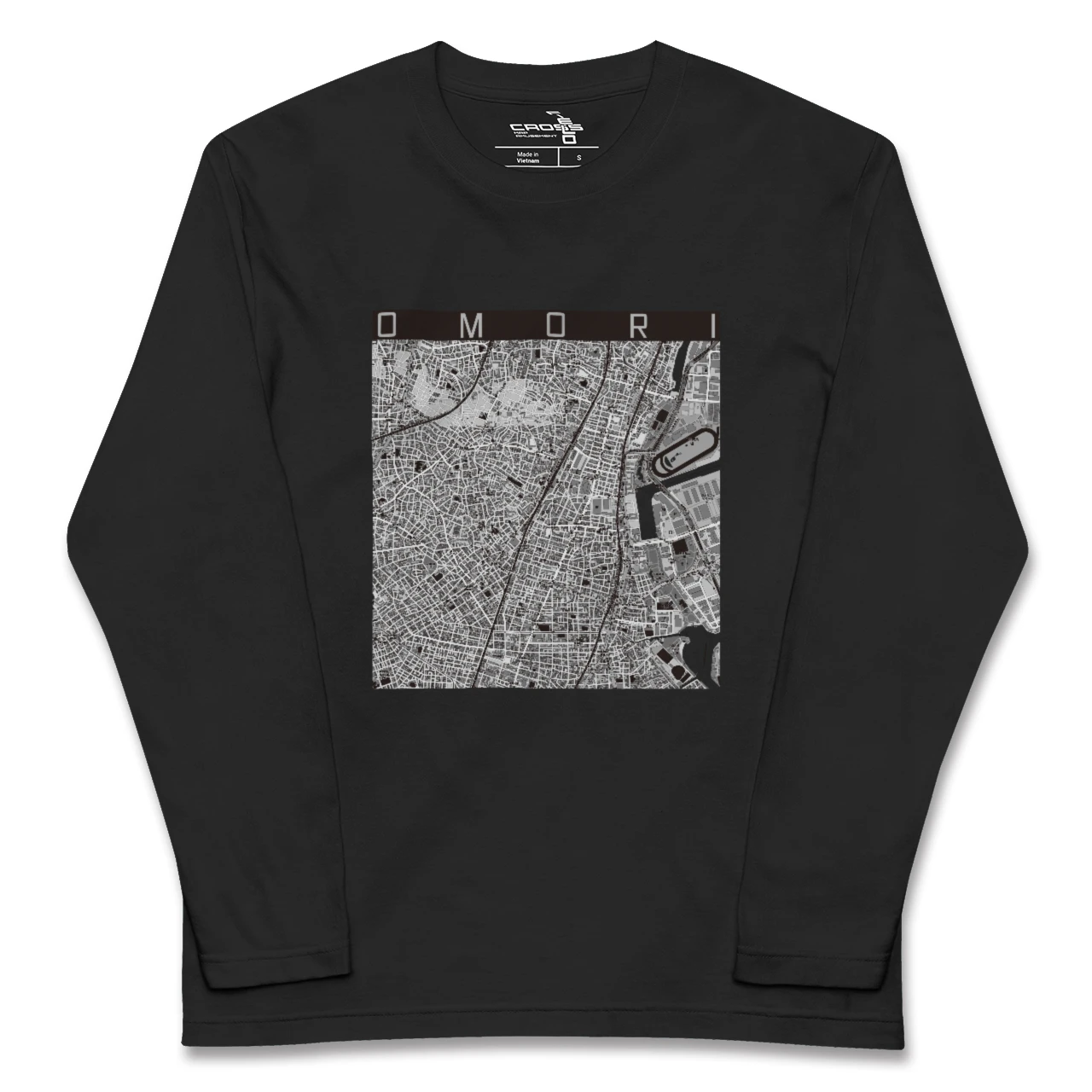 【大森(東京都)】地図柄ロングスリーブTシャツ