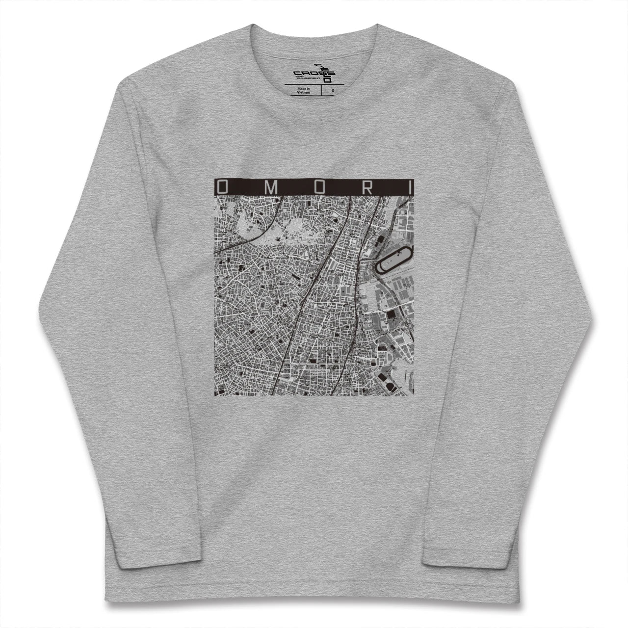 【大森(東京都)】地図柄ロングスリーブTシャツ