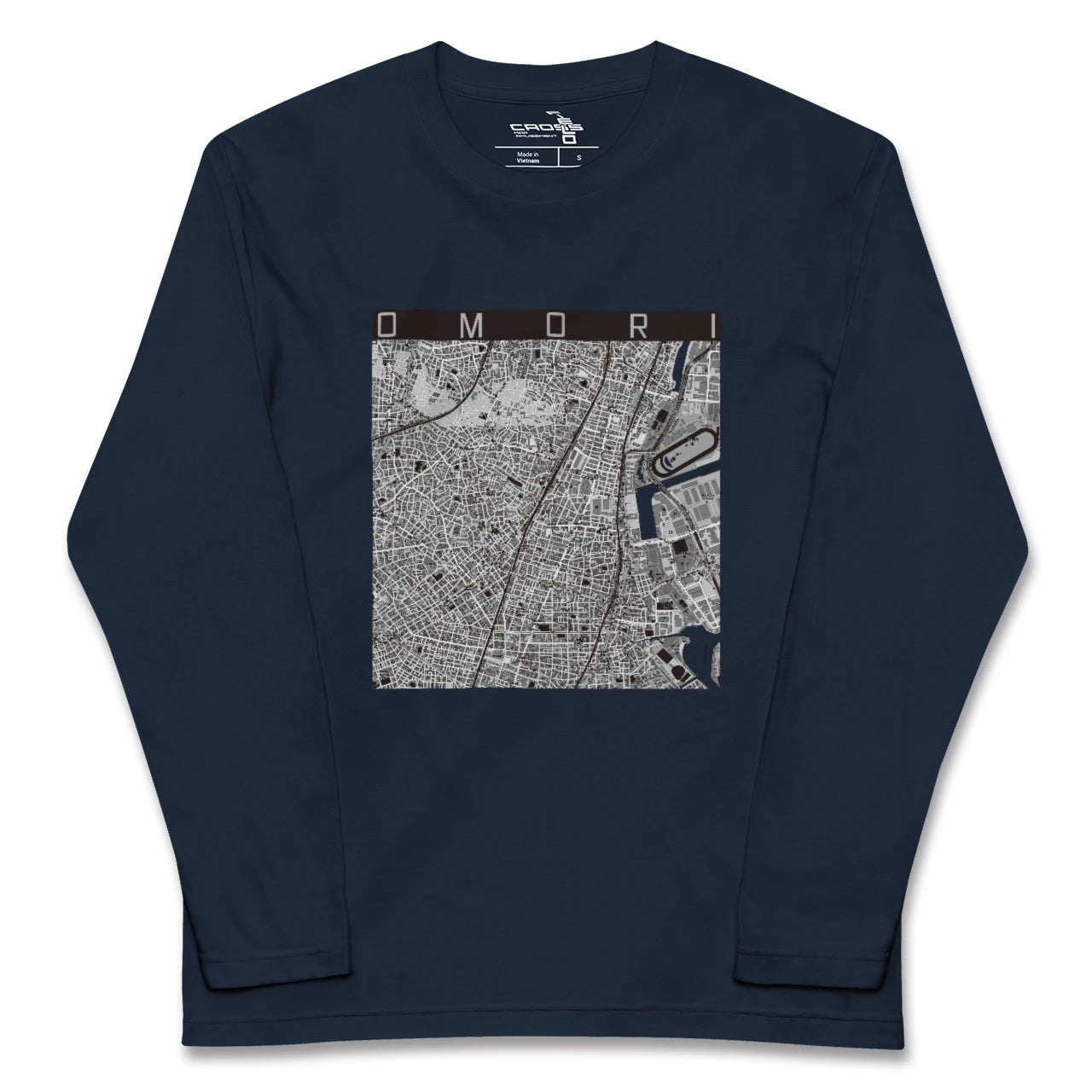 【大森(東京都)】地図柄ロングスリーブTシャツ