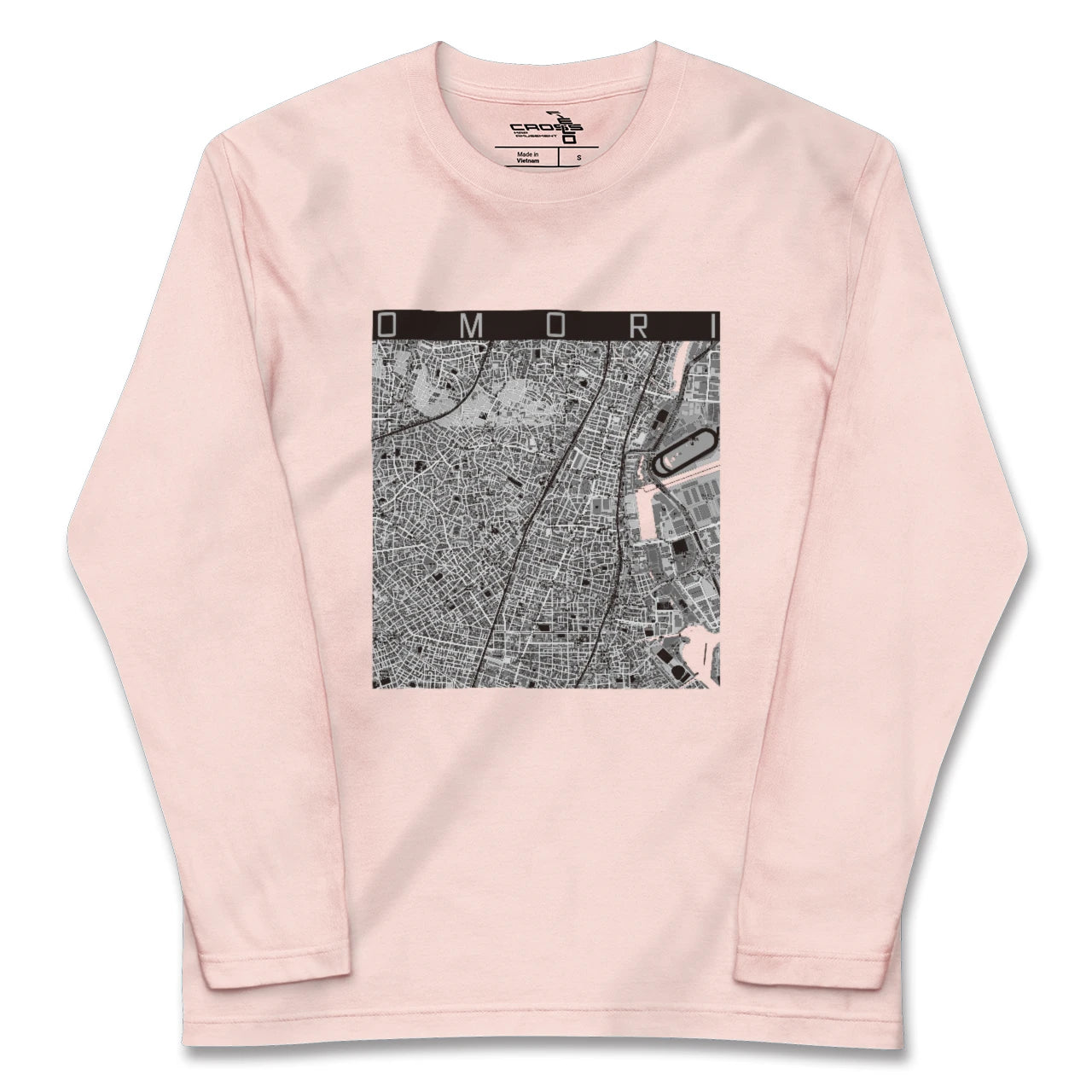 【大森(東京都)】地図柄ロングスリーブTシャツ